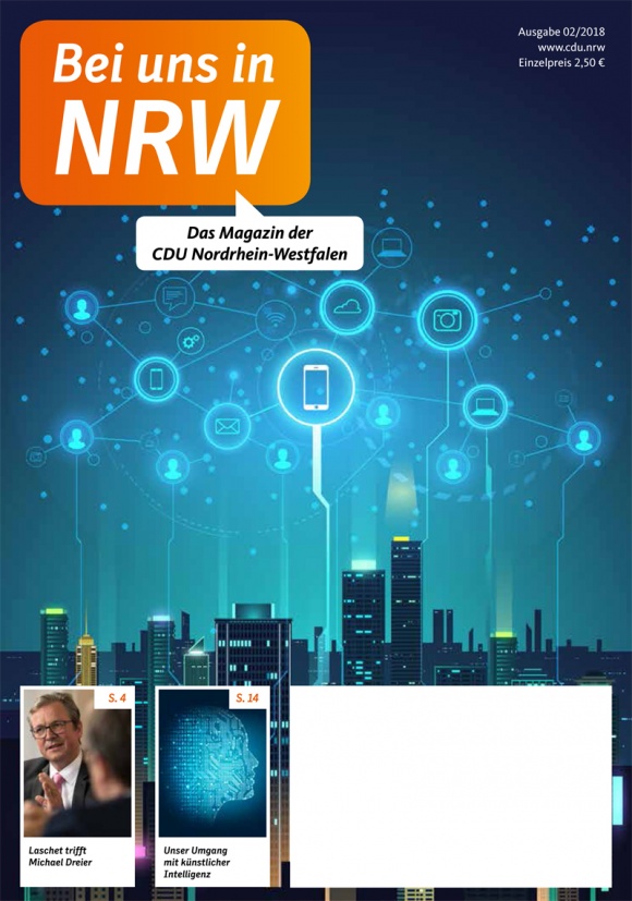 Magazin der CDU NRW, "Bei uns in NRW" Ausgabe 02/18